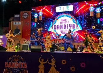 Delhi Tourism at Yamuna Sports Complex and Rugby Sports Ground Dandiya / Garba celebrations