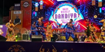 Delhi Tourism at Yamuna Sports Complex and Rugby Sports Ground Dandiya / Garba celebrations